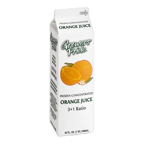 Growers Pride Orange Juice Concentrate 32 Fl Oz 12case