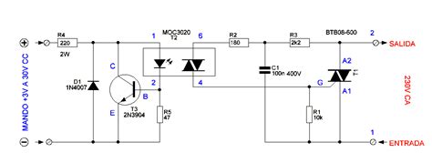 Before installation and use, please confirm whether the specifications (such as input current, input voltage. Solid State Relay Circuit Diagram - Electronic Circuit