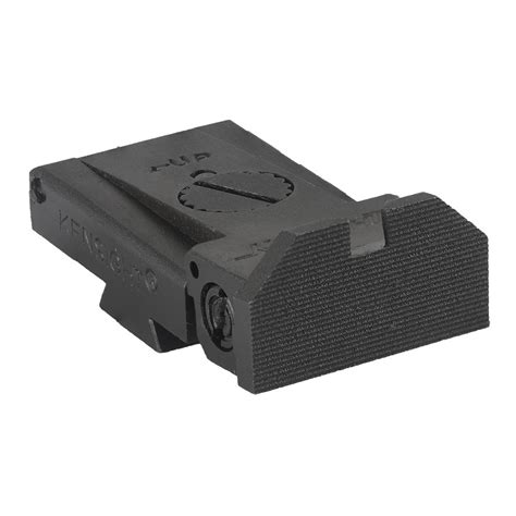 Fully Adjustable Rear Sight Fits Lpa Trt Cut Beveled Blade With Full