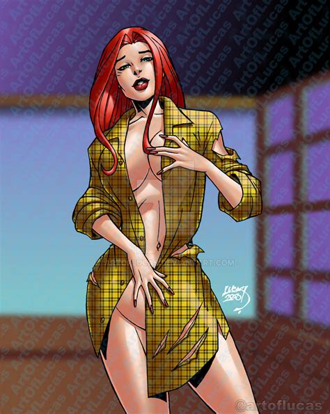 Rule 34 Flannel Shirt Jean Grey Lucas Ackerman Marvel Marvel Comics Marvel Girl Naked Phoenix