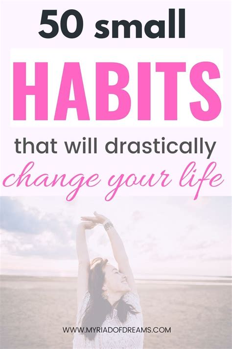 50 Daily Habits To Improve Your Life — Myriad Of Dreams Personal