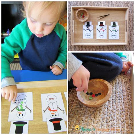 First of all, when using activities for teaching vocabulary there are two key points we must remember: 8 Montessori Inspired Christmas Activities - Mama's Happy Hive