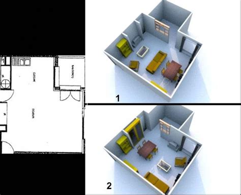 Résultat de recherche d'images pour "aménager salon salle à manger 20m2