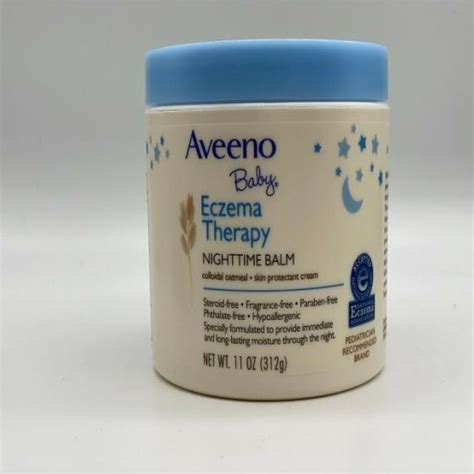 Aveeno Baby Eczema Therapy Nighttime Balm With Colloidal Oatmeal 11 Oz