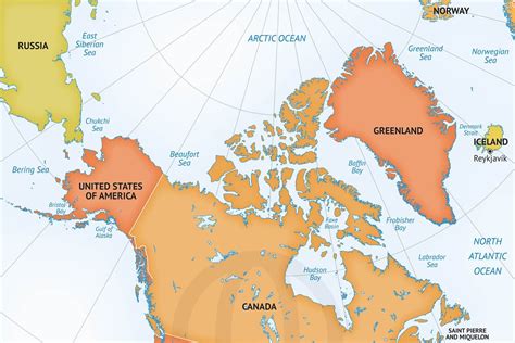 Vector Map Continent North America Custom Designed