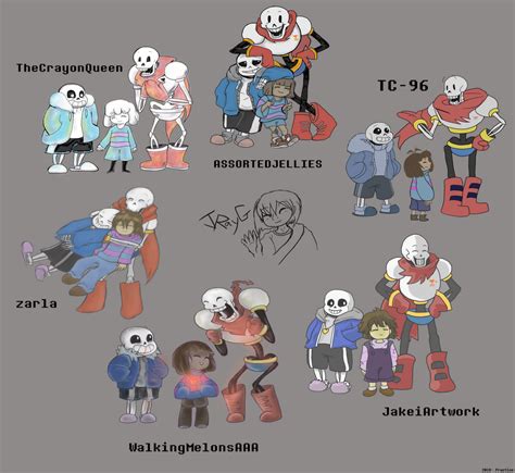 Undertale Frisk Sans And Papyrus By Jrayg On Deviantart