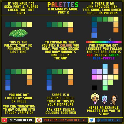 Tutorial Expanding Palettes Luke On Patreon Pixel Art Games