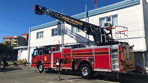 New Advanced Ladder Truck Ready To Be Deployed By Nanaimo Fire Rescue