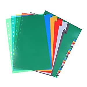 Dont panic , printable and downloadable free avery 8 tab plastic binder dividers insertable multicolor big tabs 1 set 11901 we have created for you. Amazon.com : Extra Wide Index Dividers Extended Insert Indexes Binder Tab Insertable Dividers ...