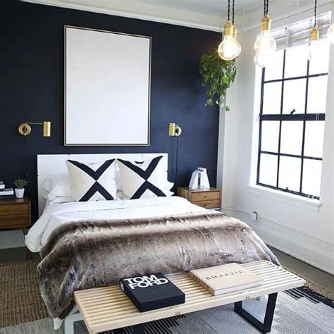 Top 50 Best Navy Blue Bedroom Design Ideas Calming Wall Colors