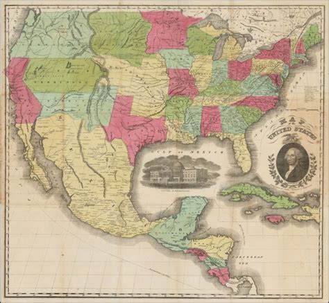 Map Of The United States In 1851