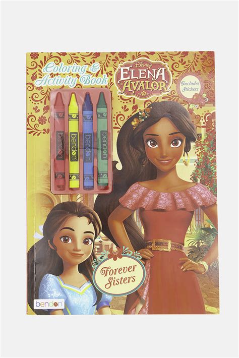 Buy Bendon Elena Of Avalor Forever Sister Coloring And Activity Book