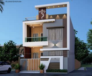 Indian Residential Building Plan And Elevation