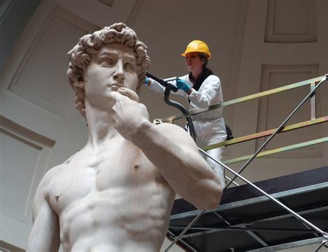 Michelangelos David Gets Clean Up In Florence Michelangelo