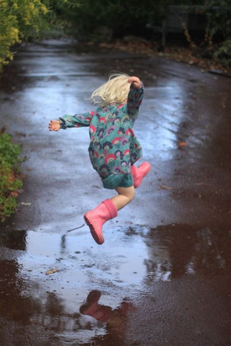 Jumping In Puddles Illustration Inspiration Kids Jumping In Puddles