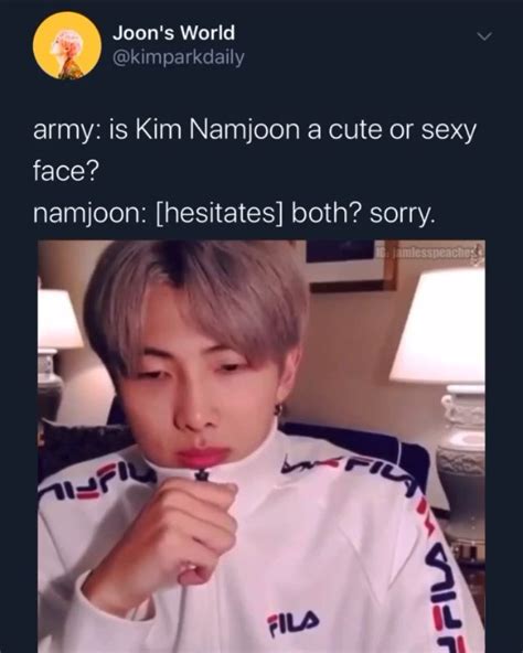 Dont Be Sorry When Youre Right `´ Video Kpop Memes Bts Namjoon