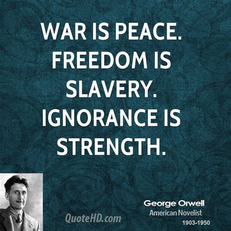 Inspired by the rise of fake news, social media echo chambers, and the displacement of truth, orwell: Slavery Freedom Quotes. QuotesGram