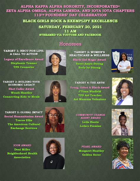 113th Founders Day Celebration Black Girls Rock And Exemplify