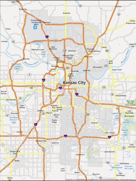 Prints Digital Prints Map Of Kansas City Downloadable Digital Files Kansas City Digital USA City