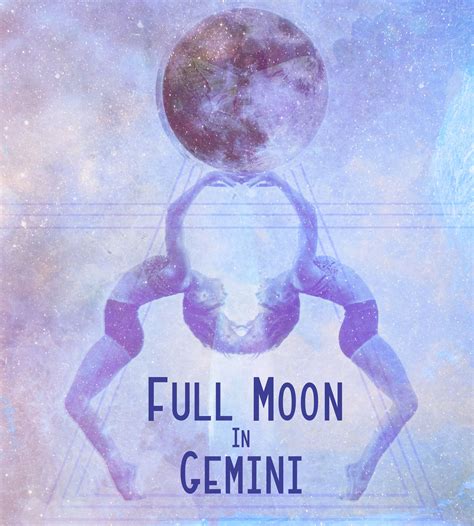 A Digital Piece Created For The Full Moon In Gemini Happening December