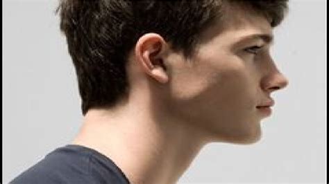 Strong Jawline Side View