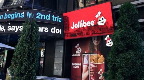 Look Jollibee Is Now At Heart Of Times Square