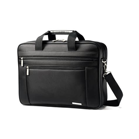 Samsonite Classic Business 2 Gusset Laptop Bag 17 Black