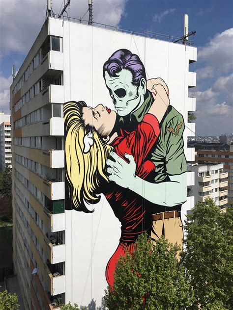 Love Wont Tear Us Apart La Fresque De Dface Pour Street Art 13