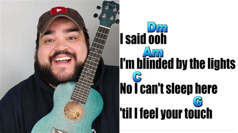 Blinding Lights The Weeknd Ukulele Cover And Play Along Youtube Music