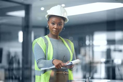Architect Portrait And Checklist For Construction Or Building