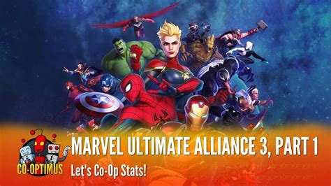 Lets Play Co Op Marvel Ultimate Alliance 3 The Black Order Part 1