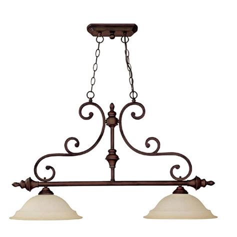 Century Burnished Bronze Single Traditional Tinted Glass Pendant Light At