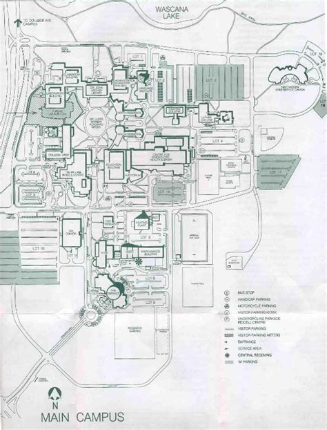 U Of R Map Main Campus
