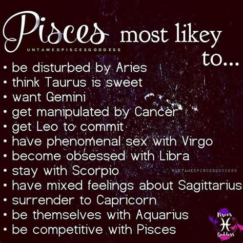 Aquarius is generally considered to be the sign of the zodiac that is the best matches. Pin by meme meme on Pisces 3/15 in 2020 | Pisces quotes ...