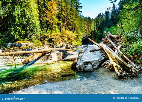 The Coquihalla River In Coquihalla Canyon Provincial Park And At The