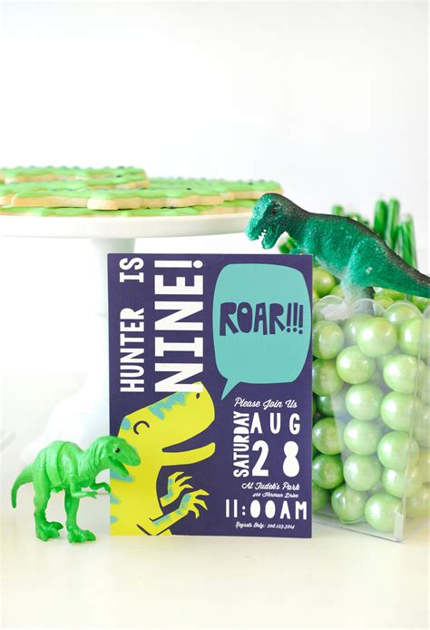 Have A Roar Ing Good Time With This Dinosaur Birthday Party Project