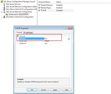 How To Enable Tcp Ip On Ms Sql Server Cybersecure Support
