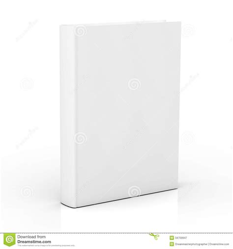 Just select a template, edit the create an eye catching book cover to get that first page turned. Blank Book Cover On White Background Stock Illustration ...