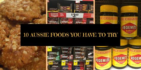 Top 10 Australian Foods