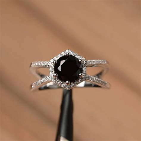 Spinel Jewelry Spinel Ring Gem Engagement Rings Sterling Silver