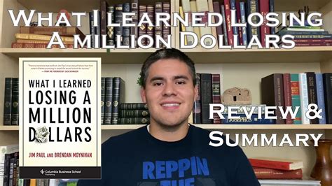What I Learned Losing a Million Dollars Book Summary and Review - YouTube