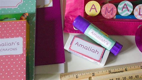 Etiquetas Escolares Para Niños Para Imprimir Gratis Kit De 40