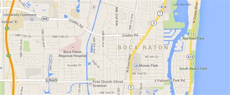 Boca Raton Fl Map And Travel Information Download Free Boca Raton