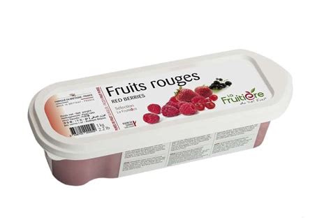 Red Berries Puree 90 La Fruitière Du Val Evel