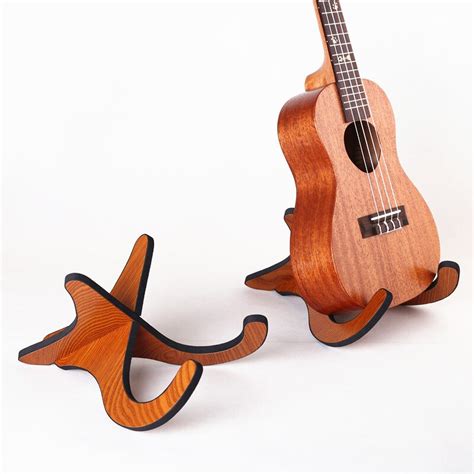 Electric Acoustic Folk Guitar Bass Ukulele Stand Wooden Guitarra Accessories Stand Musical