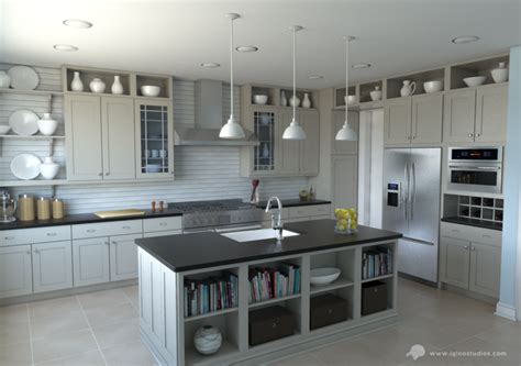 Free sketchup model modern kitchen & vray visopt. Pin di Home Design