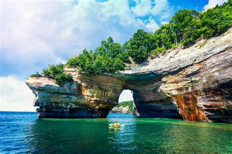 Pictured Rocks Is A Historic NAtional Lakeshore Located On The