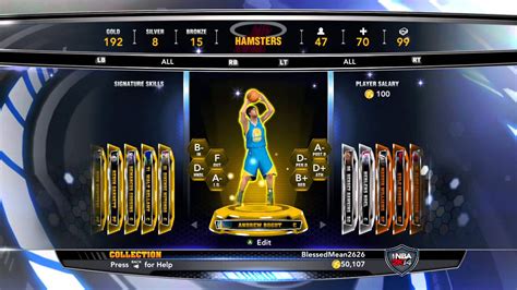 Nba 2k14 All Gold Players Myteam Youtube