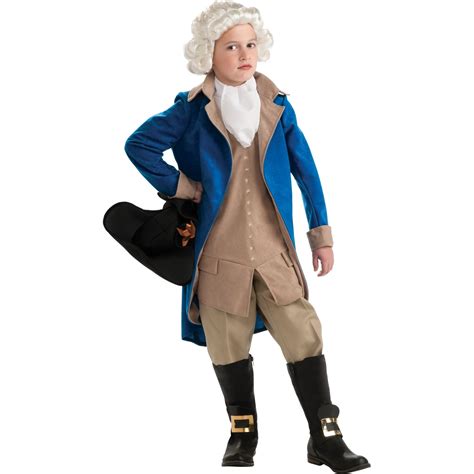 Historical General George Washington Halloween Fancy Dress Costume For