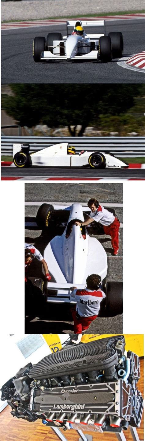 Legend Ayrton Senna Testing The Mclaren Lambo At Silverstone ‘in